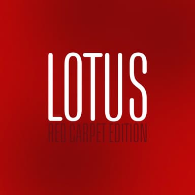 LOTUS RED CARPET  Banner