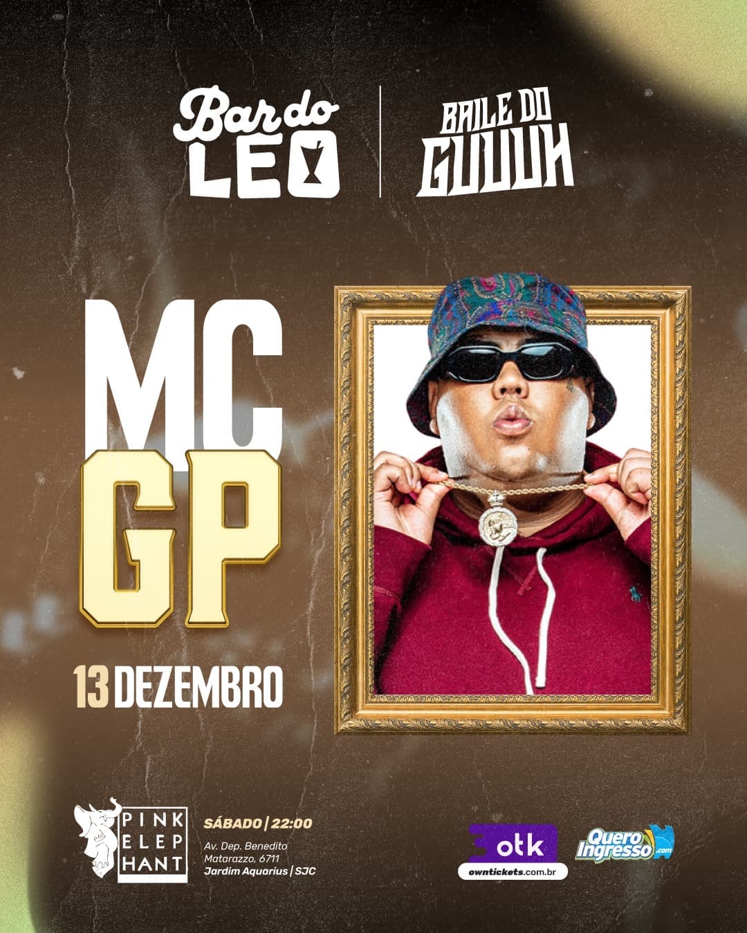 MC GP no Bar do Léo Evento Logo