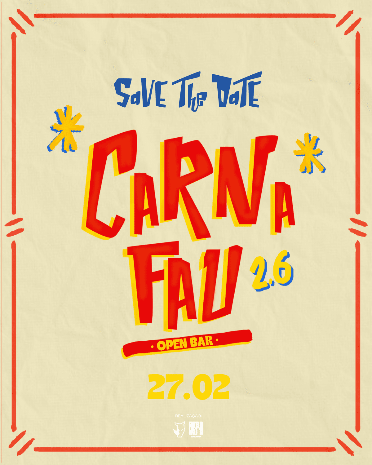 Ingressos para CARNAFAU OPEN BAR 2026 - Taubaté - SP