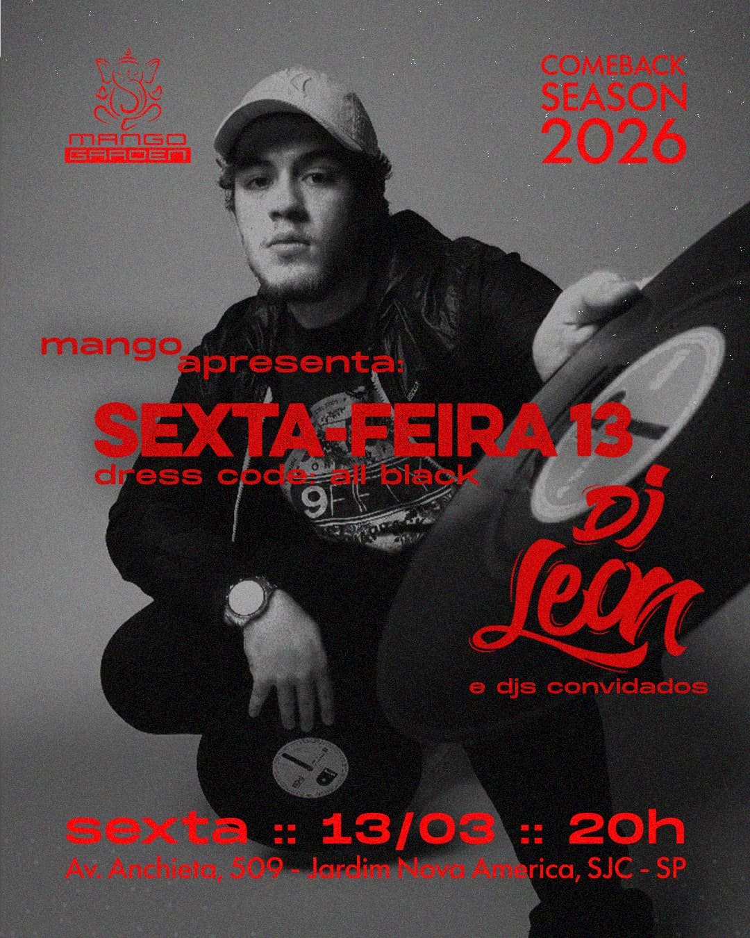 A MELHOR SEXTA DE SJC - #MANGO 💚 Evento Logo