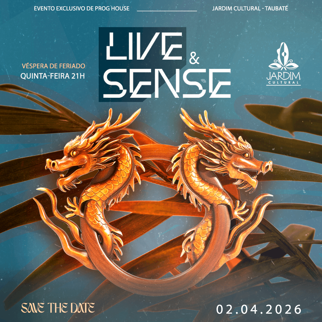 Ingressos para Live & Sense #Mystic Edition - Jardim Cultural - Taubaté SP