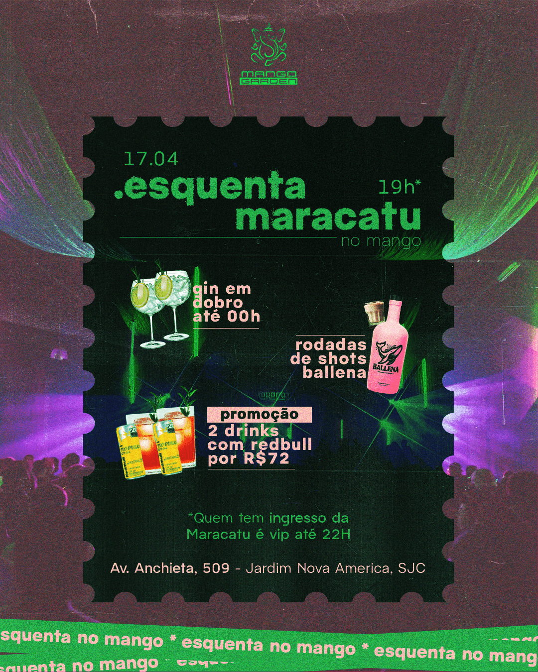 ESQUENTA MARACATU - MANGO GARDEN Banner