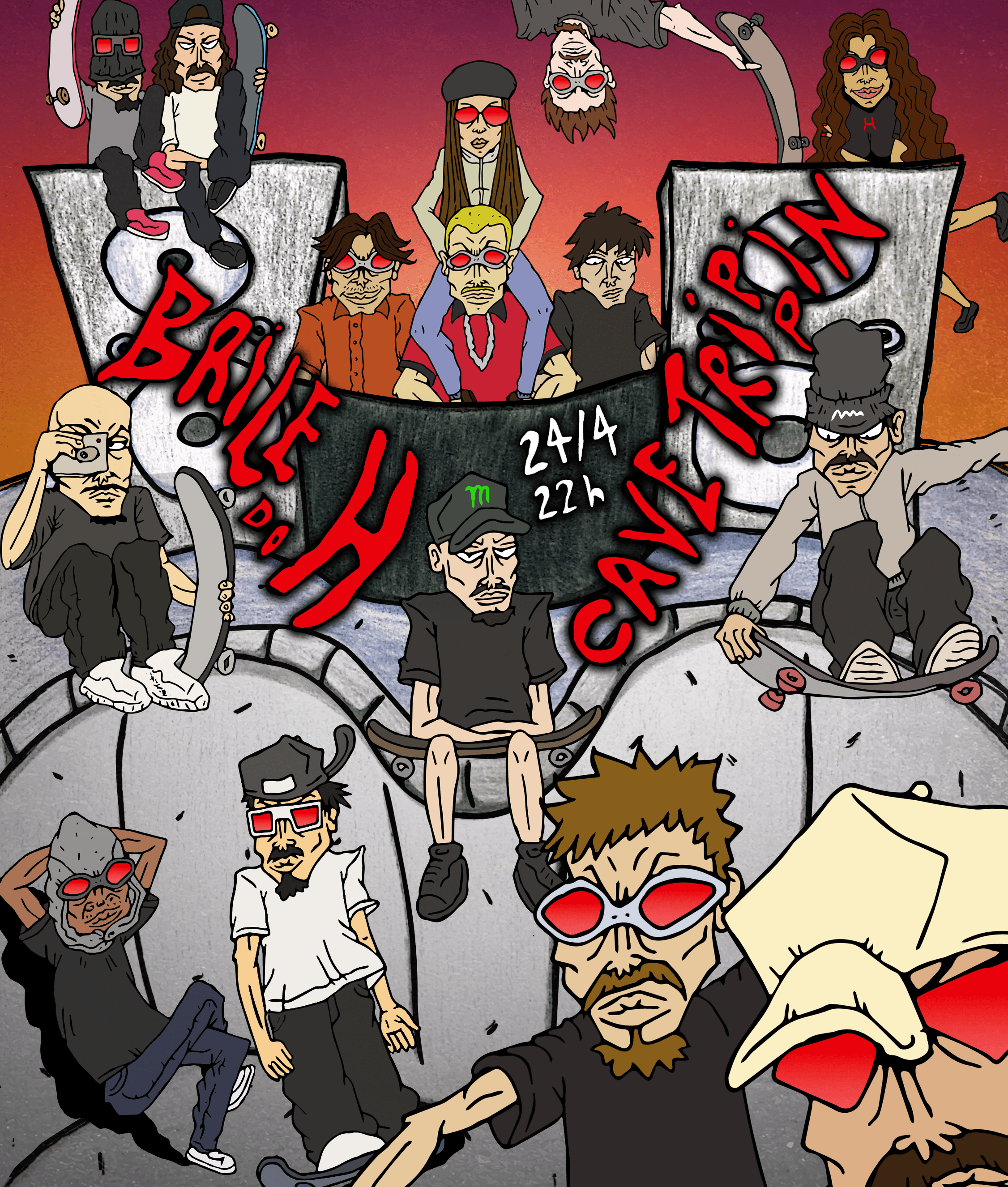 BAILE DO H 32° EDIÇÃO - CAVE TRIPPIN #SKATE🛹 Banner