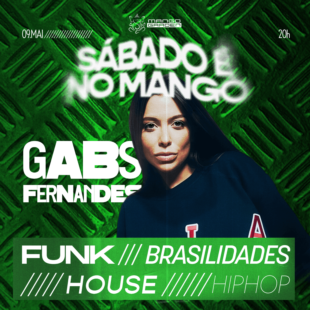 SÁBADO NO MANGO com Dj Gabs Fernandes Banner
