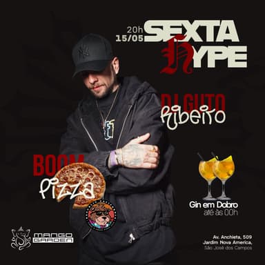 Sexta Hype + Boom Pizza do REP Banner