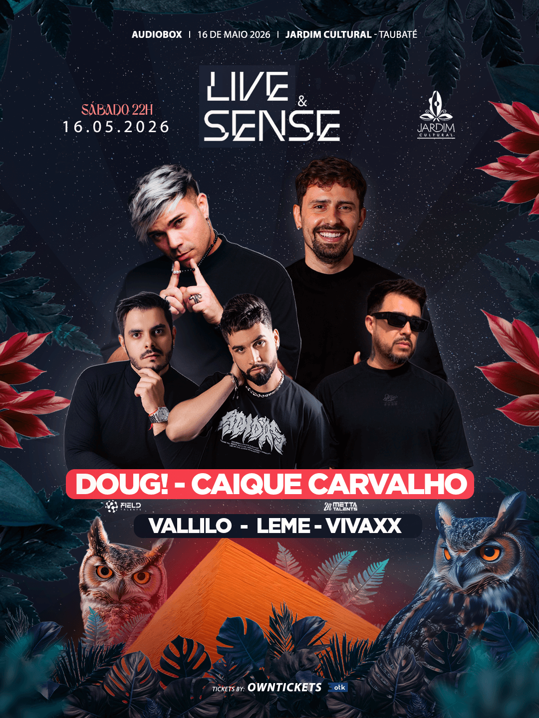 LIVE & SENSE I COM DOUG! e mais... Banner