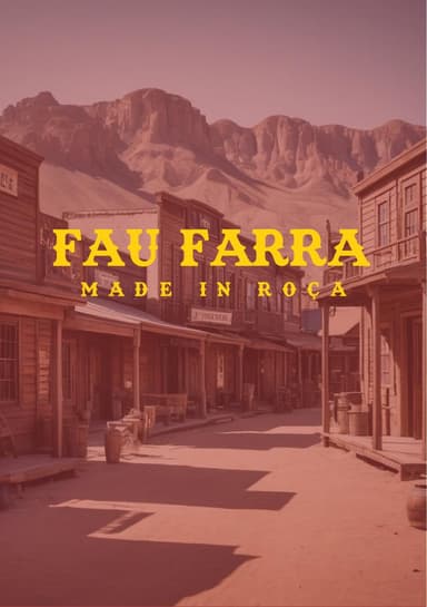 FAUFARRA - made in roça Banner