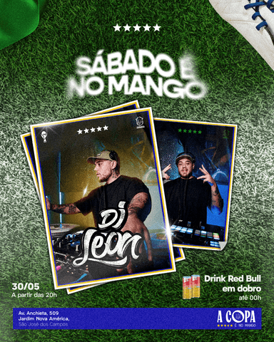 SÁBADO É NO MANGO - DJ LEON  Banner