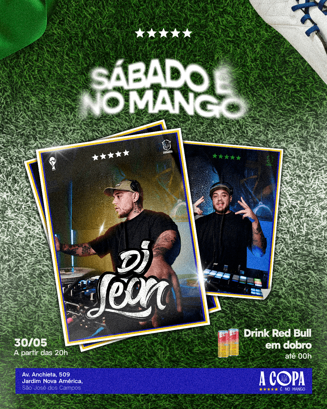 SÁBADO É NO MANGO - DJ LEON  Banner