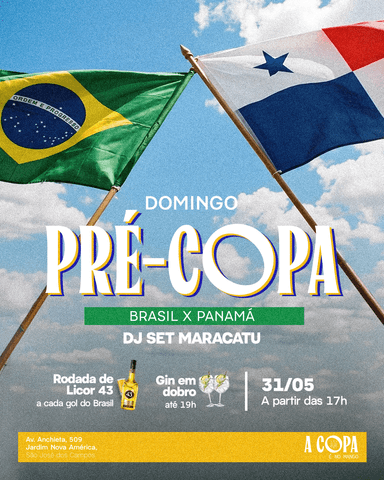 PRÉ COPA - BRASIL X PANAMÁ Banner