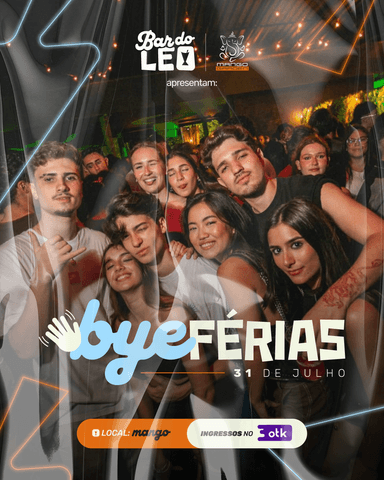 BAR DO LÉO - BYE FÉRIAS Banner