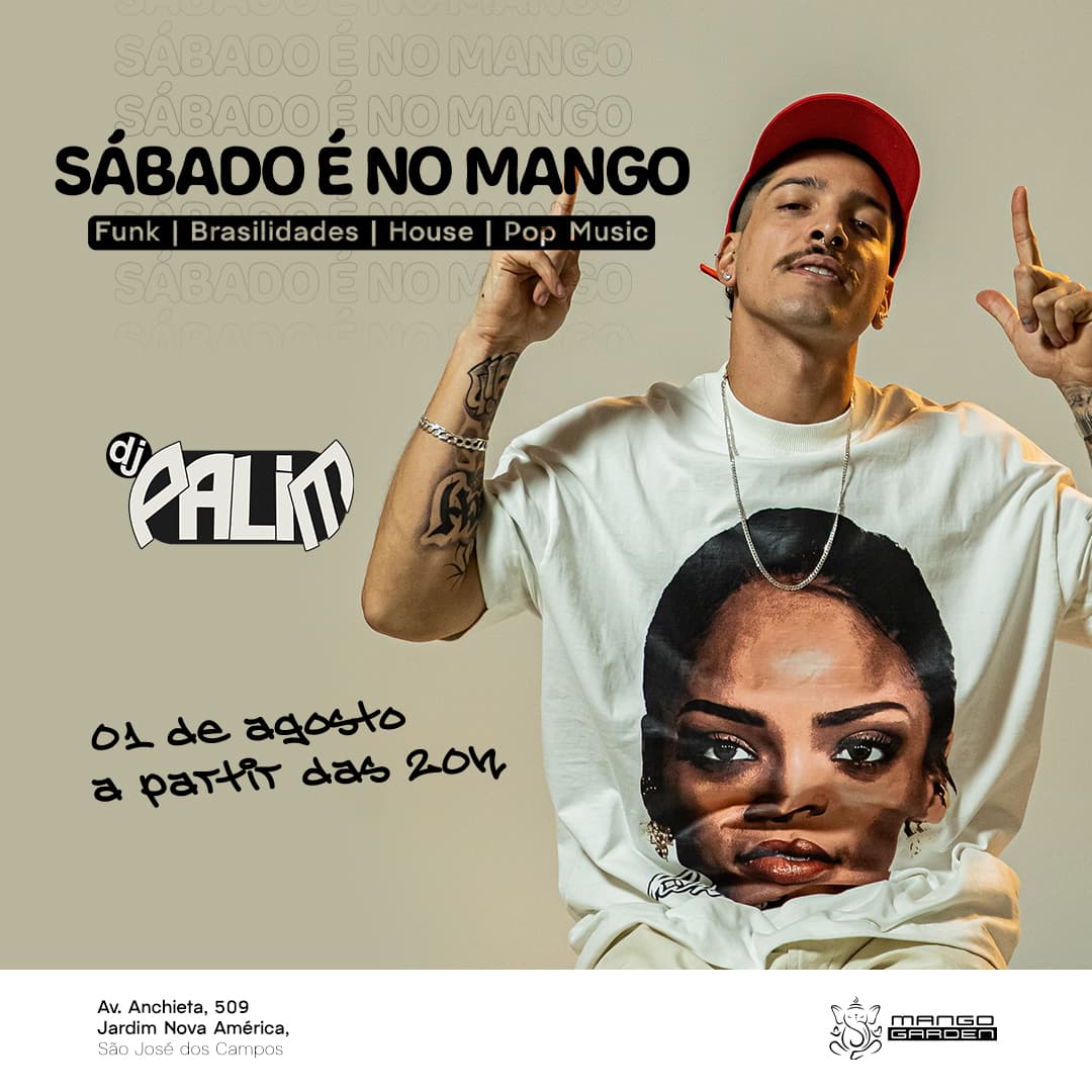 SÁBADO É NO MANGO - DJ PALIM Banner