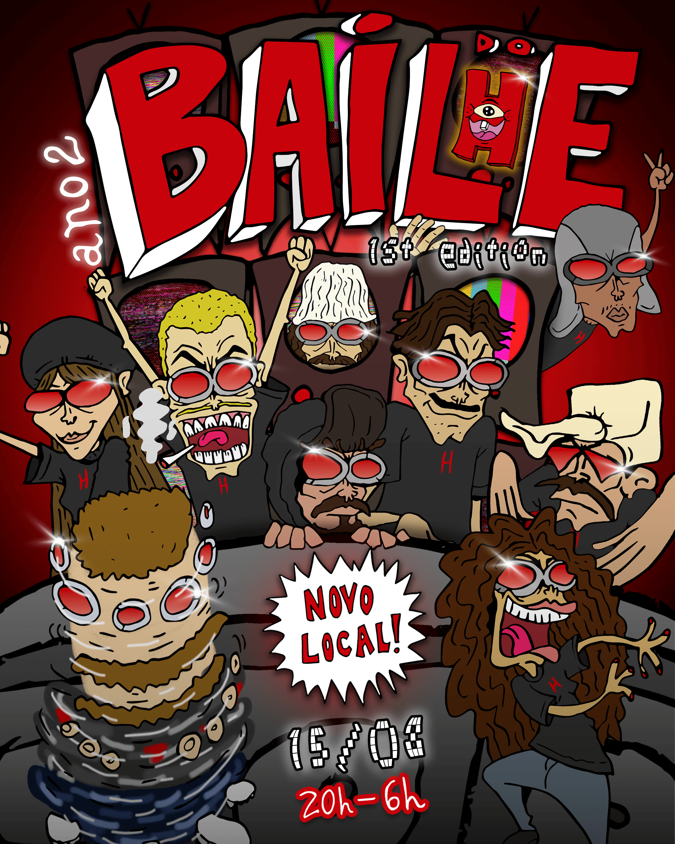 BAILE DO H | ANO 2 - 1st edition [CANCELADOS NA NET]  Evento Logo