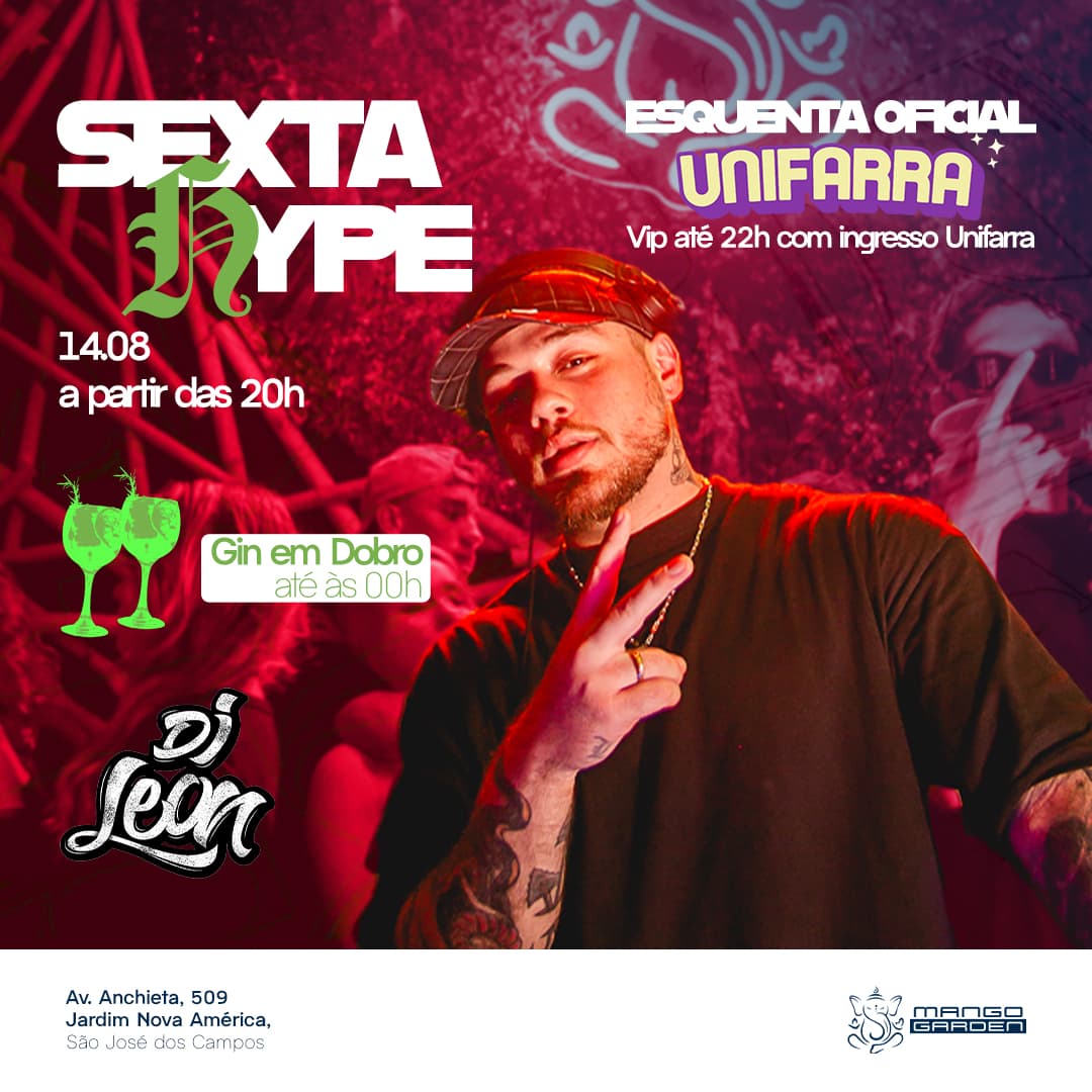 SEXTA HYPE - ESQUENTA UNIFARRA Evento Logo