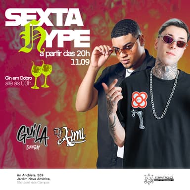 SEXTA HYPE - DJ GUILA & DJ AIMI Banner