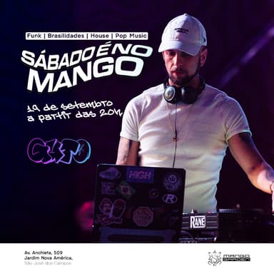 SÁBADO É NO MANGO - DJ GUTO Banner