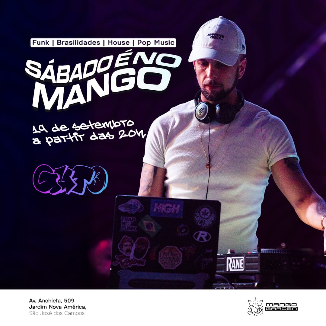 SÁBADO É NO MANGO - DJ GUTO Banner
