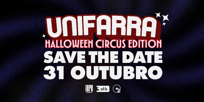Banner do evento UNIFARRA:  HALLOWEEN CIRCUS EDITION