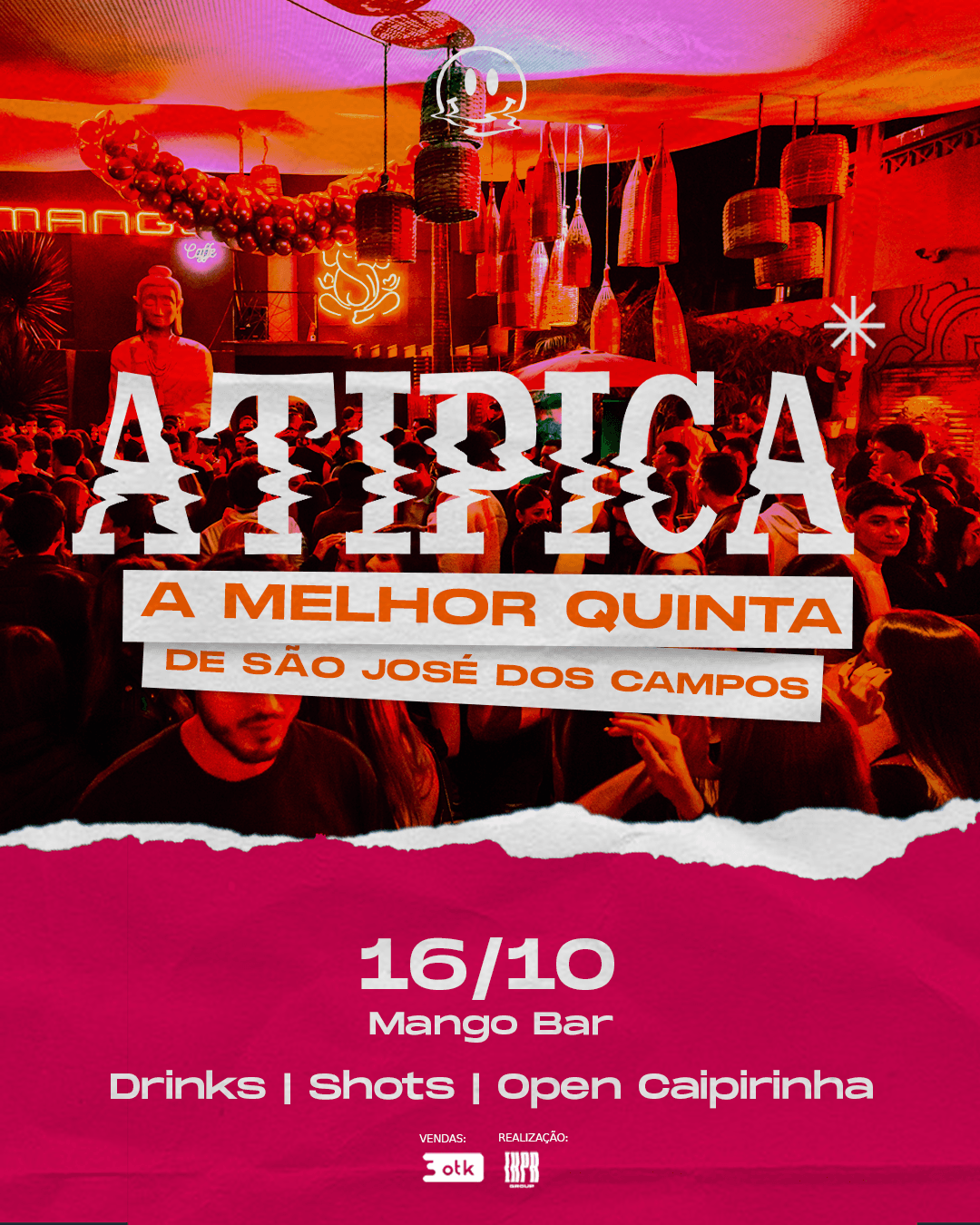 ATÍPICA - A MELHOR QUINTA DE SÃO JOSÉ! Evento Logo