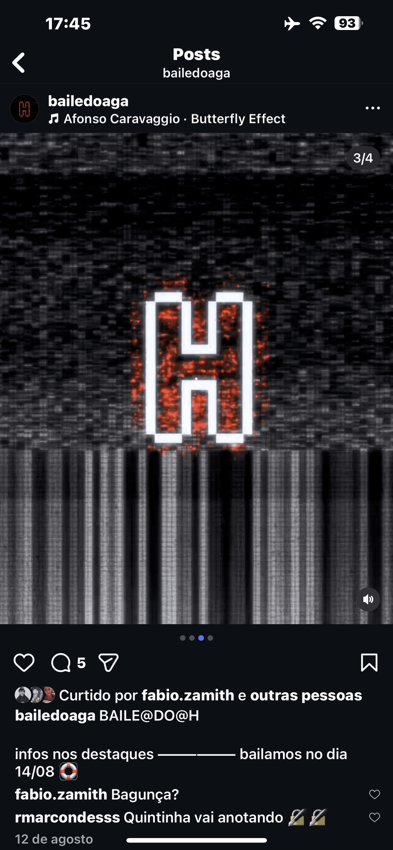 BAILE DO AGA | 14• EDIÇÃO DIA INTEIRO SE FODA Evento Logo