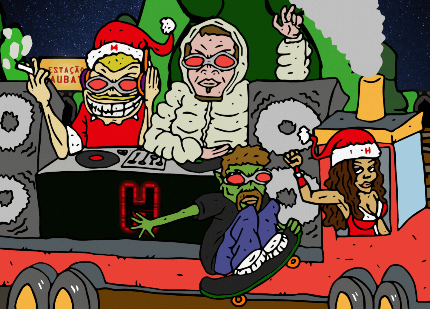 BAILE DO H 19º EDIÇÃO - MÉRI CRISTIMA ( ESPECIAL THE CATERINGS) Evento Logo