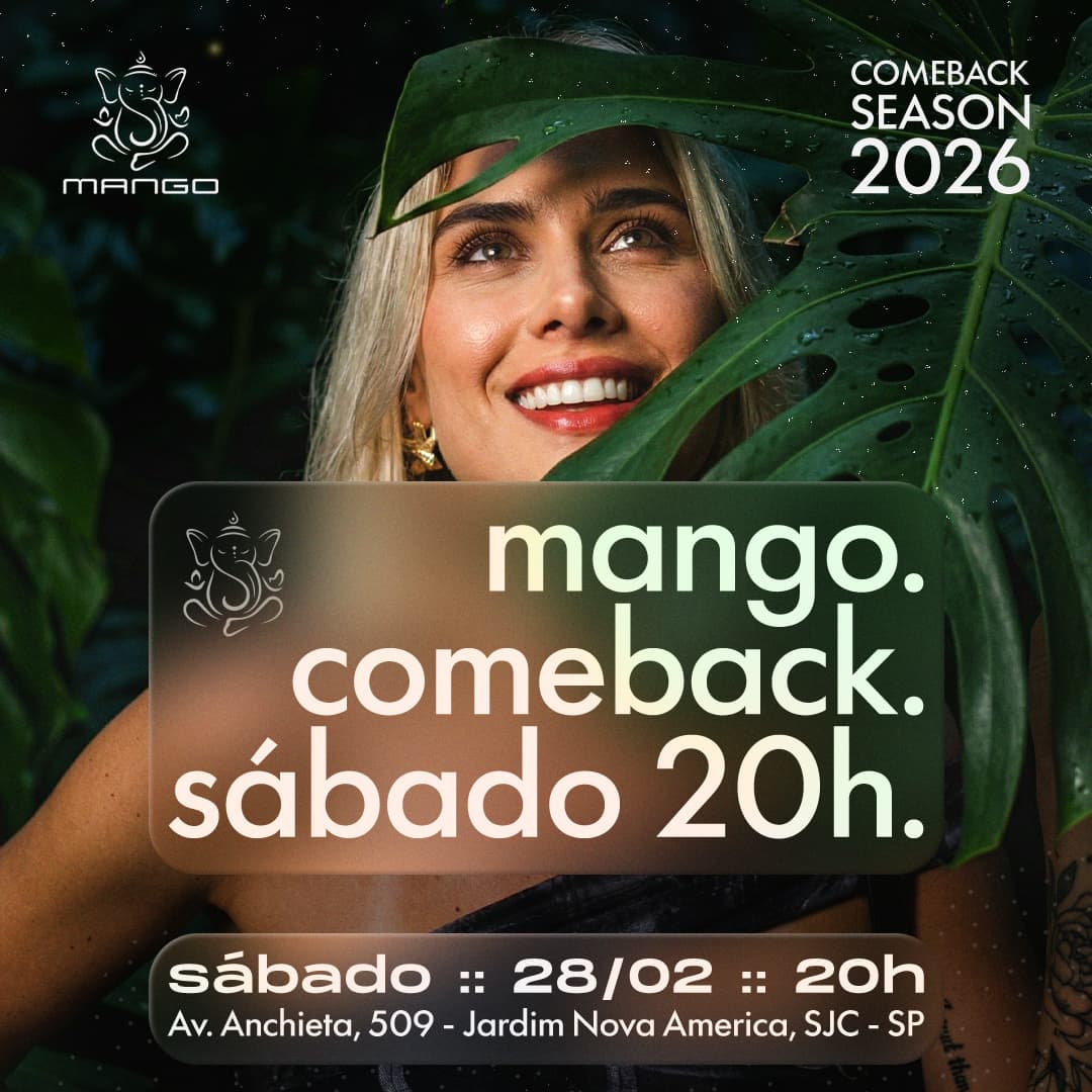 MANGO IS BACK 💚 Evento Logo