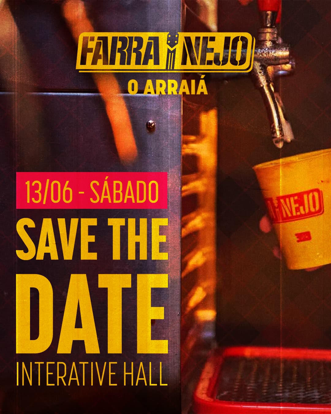 FARRANEJO: O ARRAIÁ DO HEXA! Evento Logo