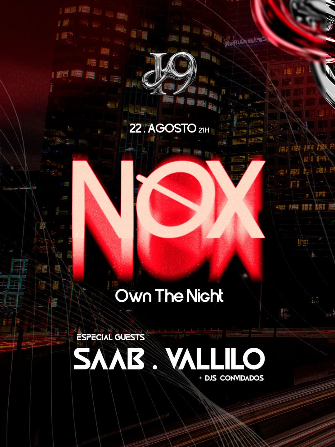 NOX - Own The Night Evento Logo